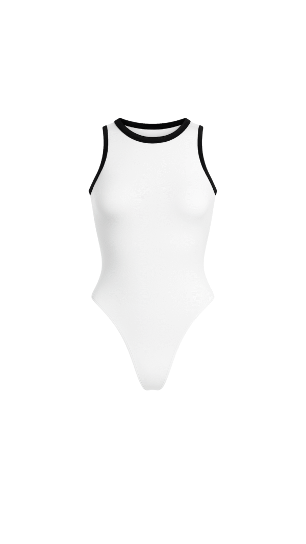 BODY MANGA SISA BI COLOR, NEGRO Y BLANCO
