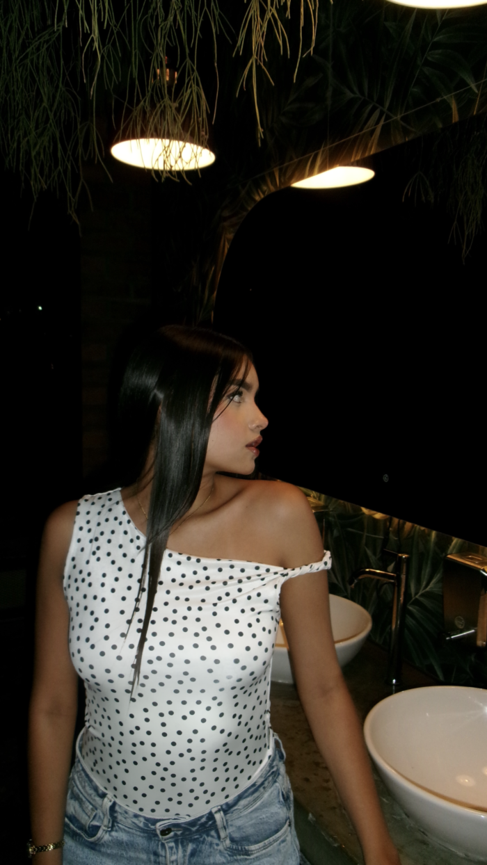 blusa lovely estampado polka dot Blusa Lovely Polka dot