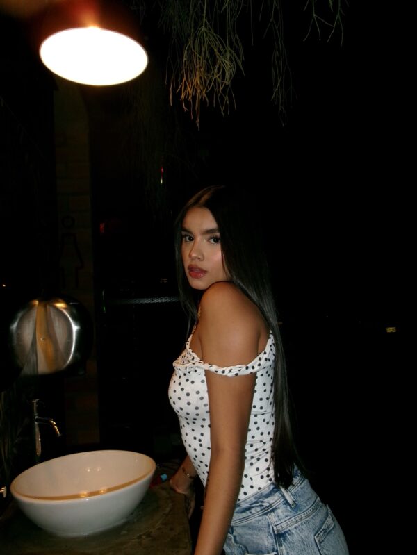 blusa lovely estampado polka dot Blusa Lovely Polka dot